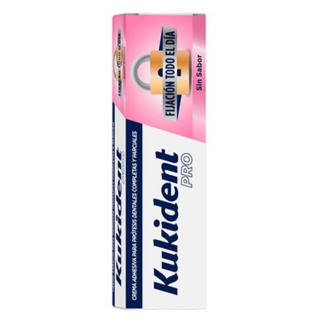 Kukident PRO Fijación Todo el Día Sin Sabor 47 gr