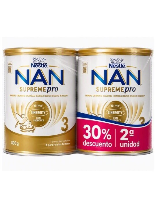 NAN SupremePro 3 Leche Crecimiento Duplo