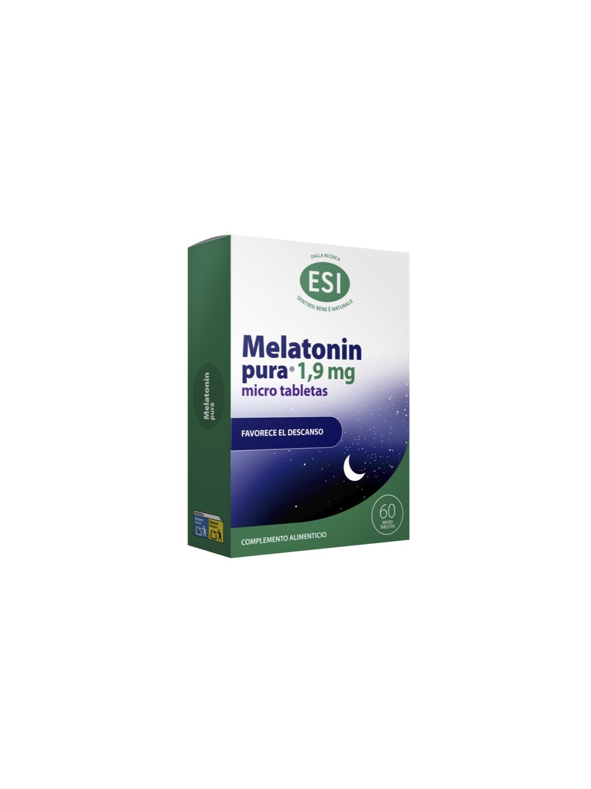 Melatonin Pura 1,9mg 60 microtabletas